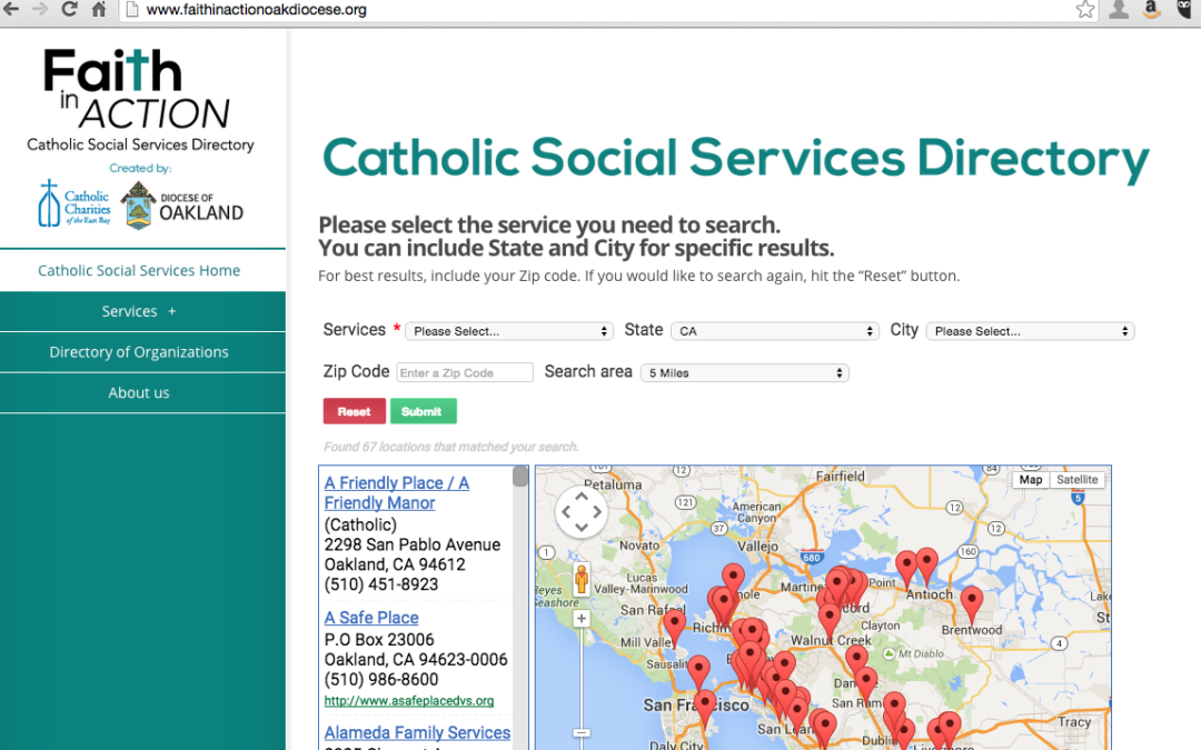 Faith In Action: A Catholic Social Service Directory