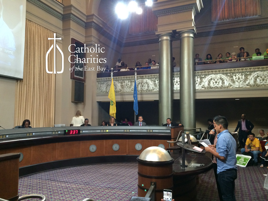 Unaccompanied Minor Stands Tall at Oakland City Hall